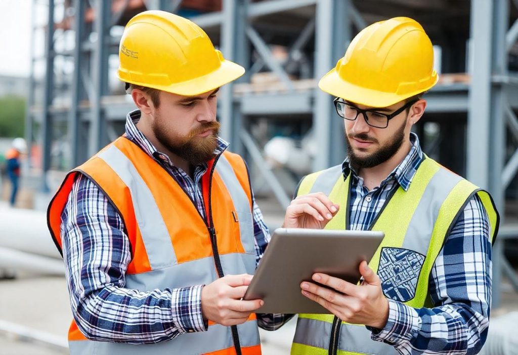 men working in construction