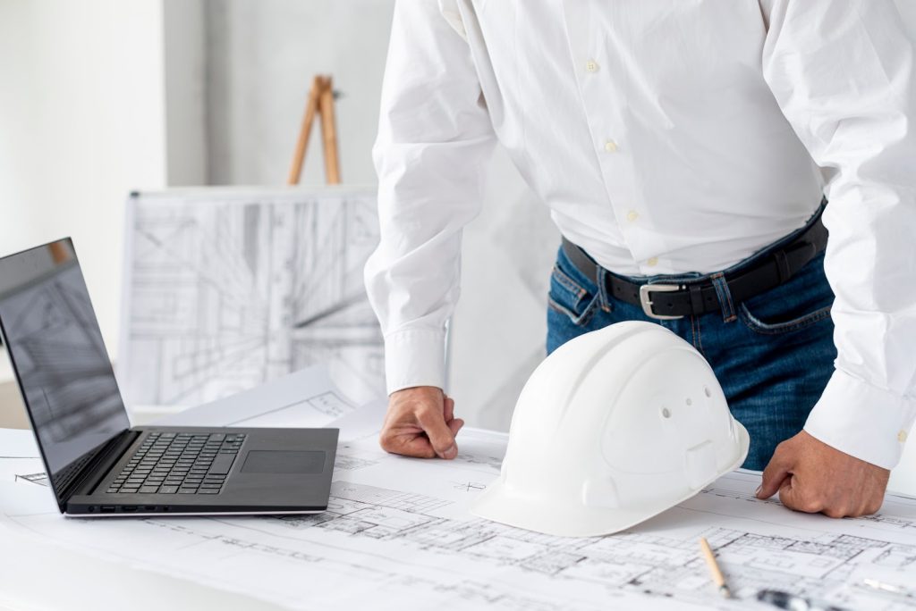 person working in construction