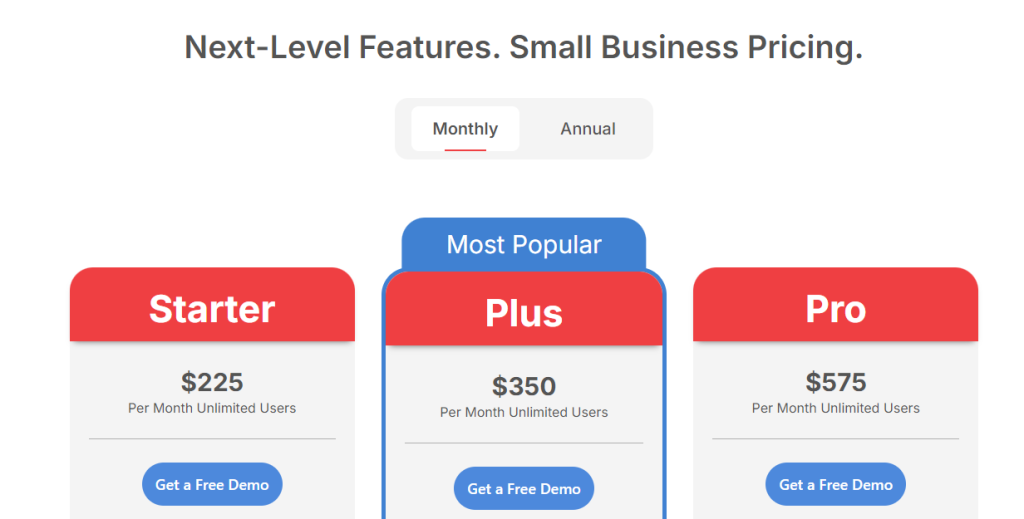 Service Fusion pricing