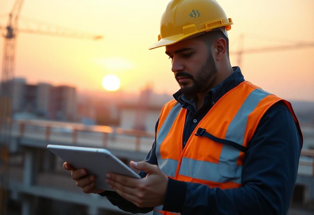 person working in construction