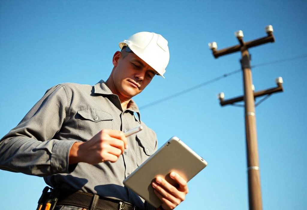 man taking notes