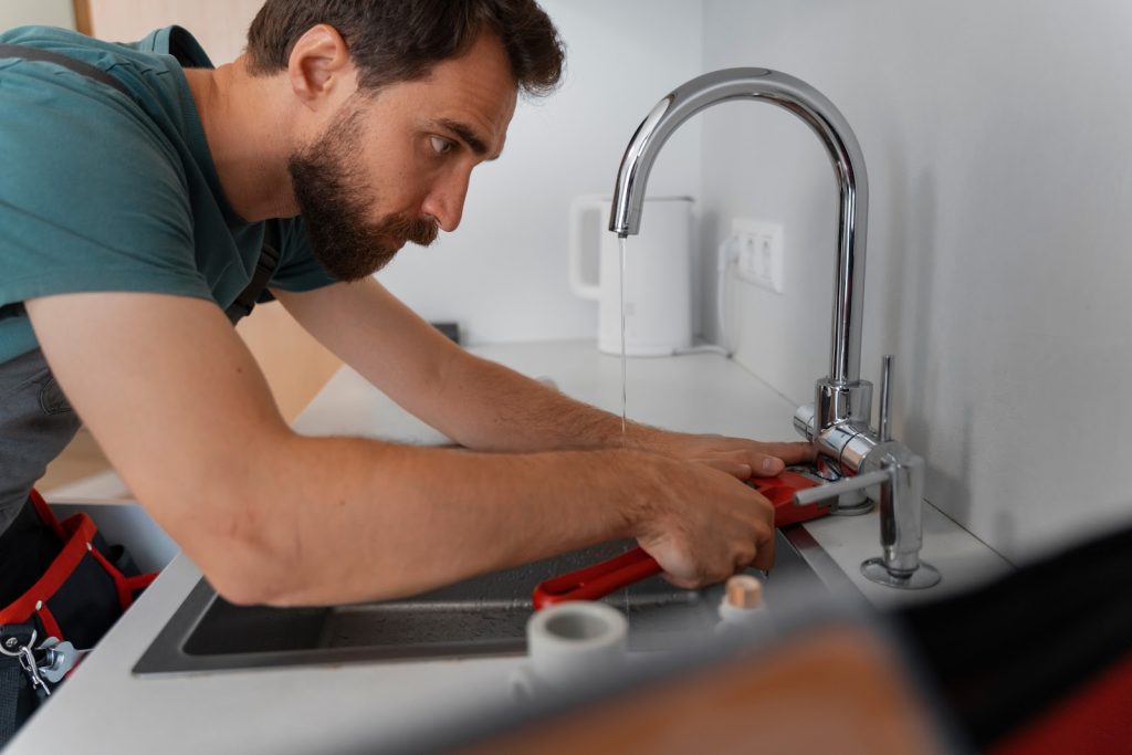 plumber working